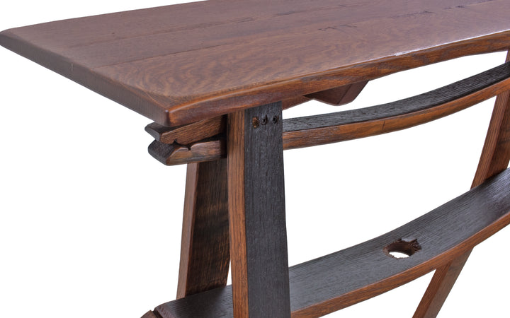 Barrel Sofa Table