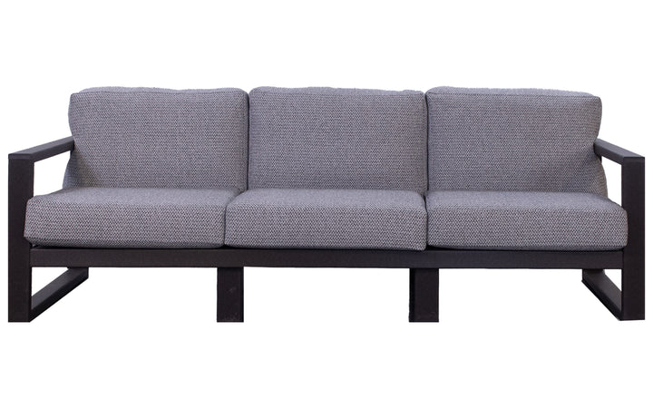 Outdoor Upholstered Sofa - Coffee & Topicana Granite