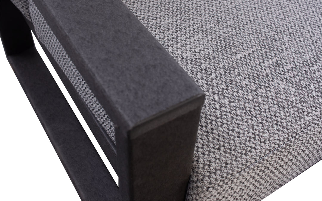 Outdoor Upholstered Sofa - Coffee & Topicana Granite