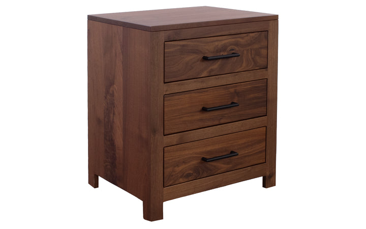 Rustic Walnut Nightstand