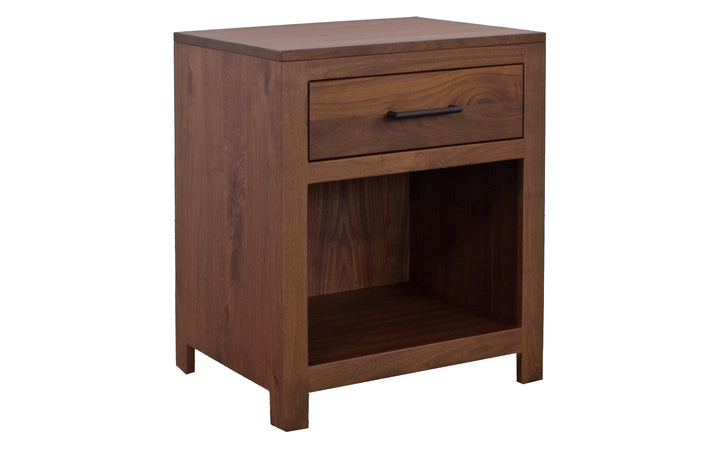 Rustic Walnut Nightstand