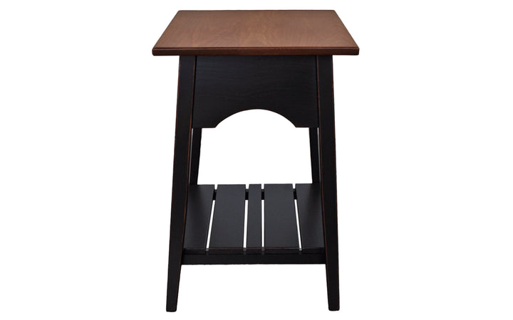 Pine Two Tone End Table