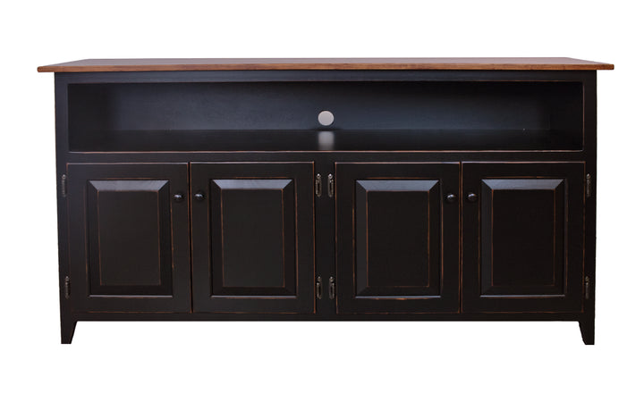 Pine Two Tone TV Console