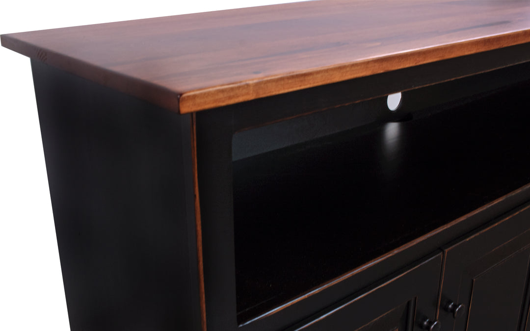 Pine Two Tone TV Console