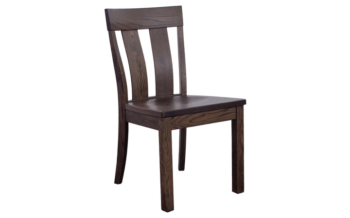 Rustic Flat Sawn White Oak Dining Chai