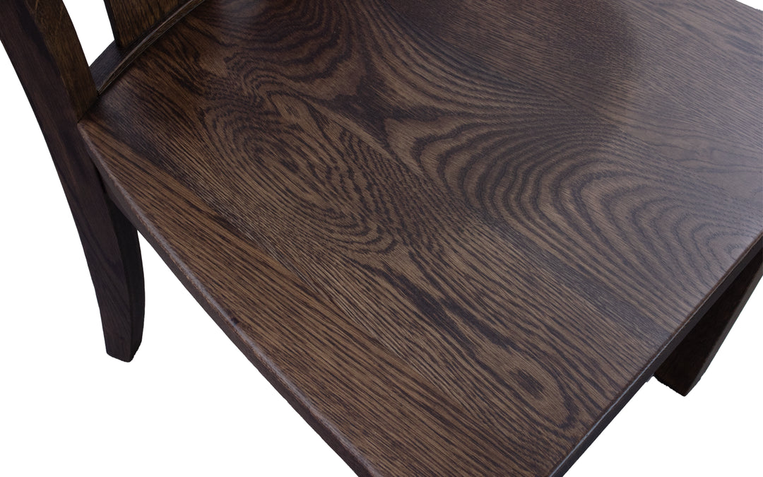 Rustic Flat Sawn White Oak Dining Chai
