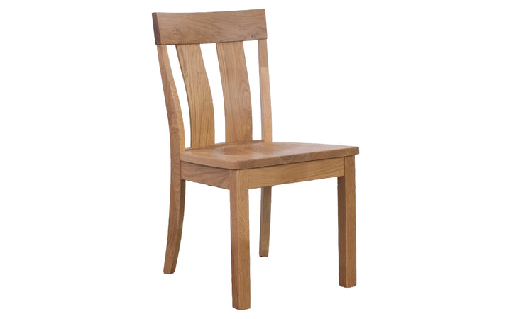 Rustic Flat Sawn White Oak Dining Chair