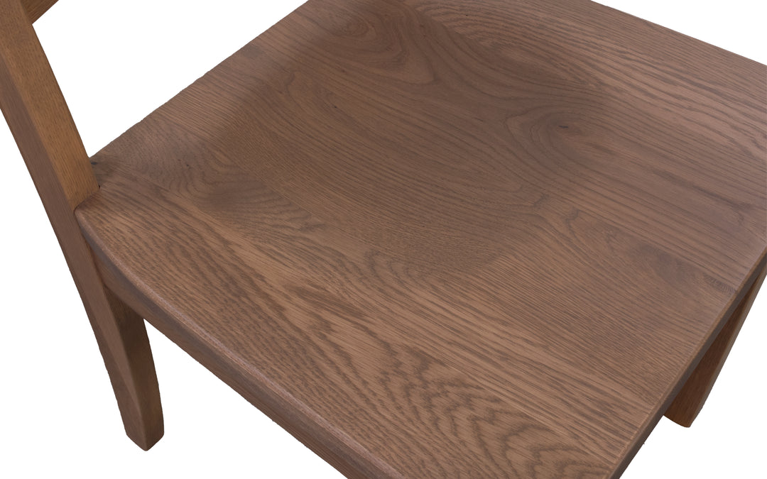 Rustic Flat Sawn White Oak Dining Chair