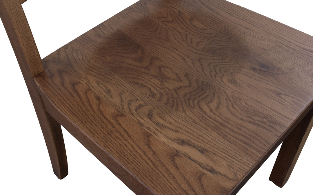 Rustic Flat Sawn White Oak Dining Chair