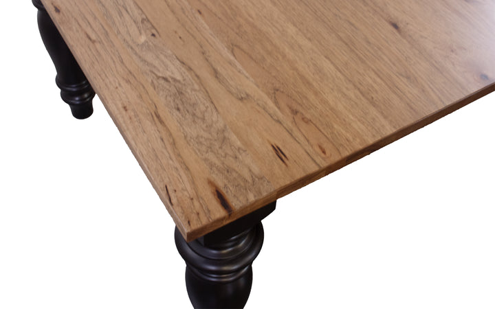 Rustic Hickory & Brown Maple Two Tone Dining Table
