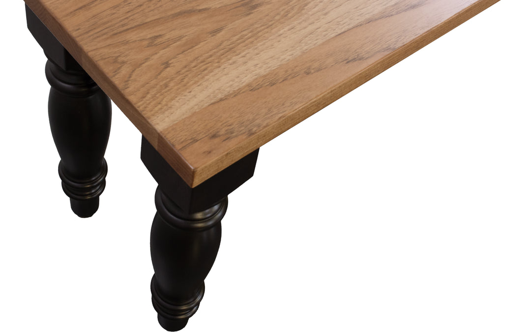Rustic hickory & Brown Maple Bench