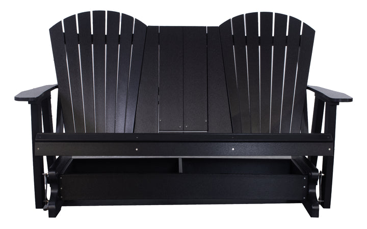 Outdoor Loveseat Glider - Black
