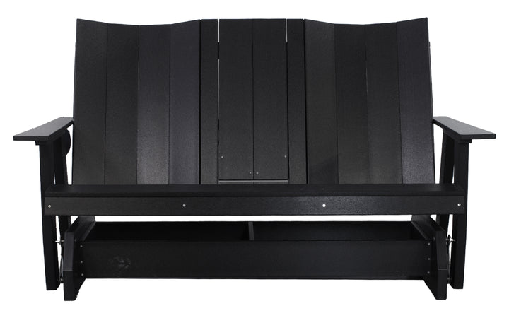 Outdoor Loveseat Glider - Black