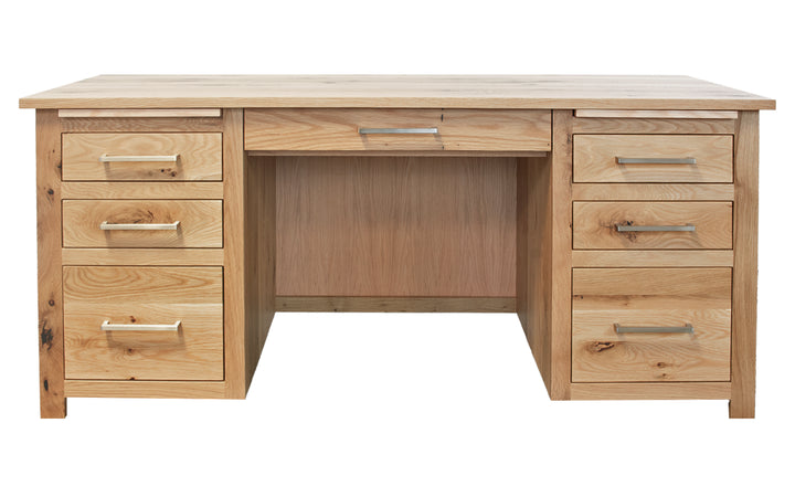 Rustic White Oak Desk