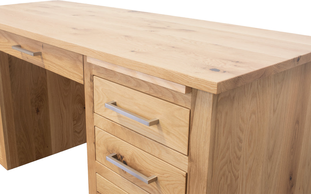 Rustic White Oak Desk