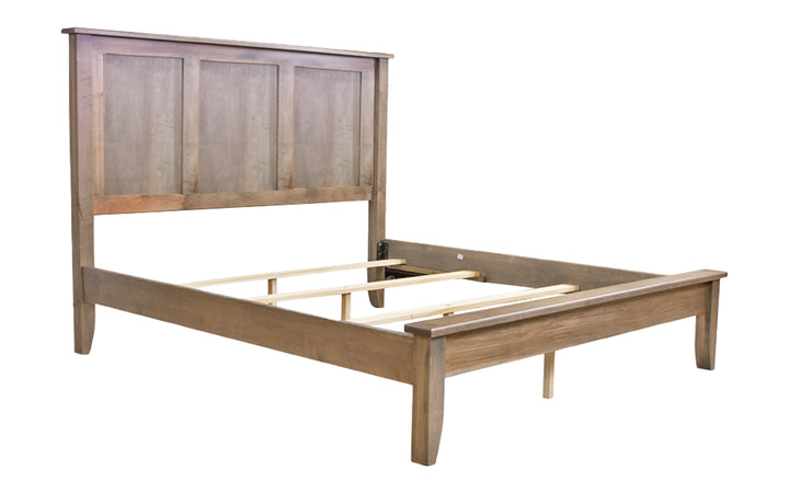 Brown Maple Queen Bed