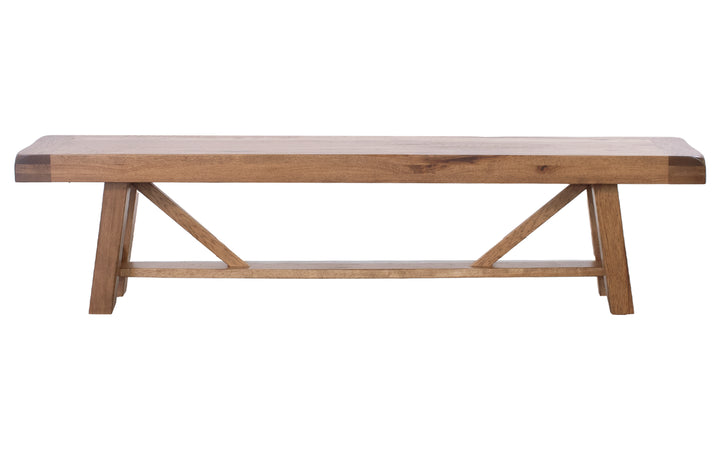 Rustic Hickory Bench