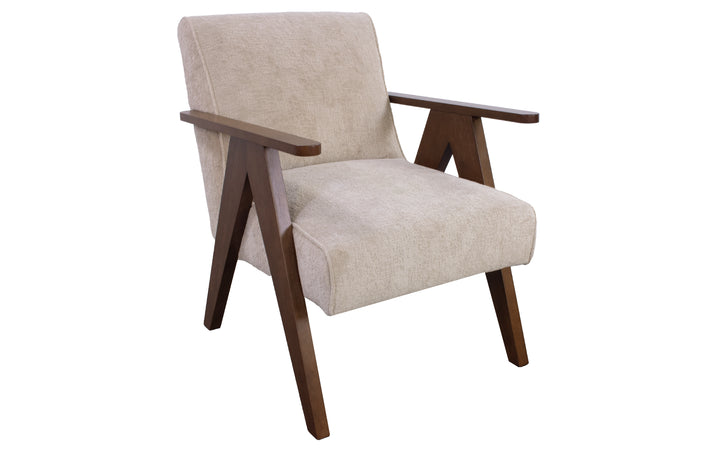 Best Upholstered & Wood Accent Chair