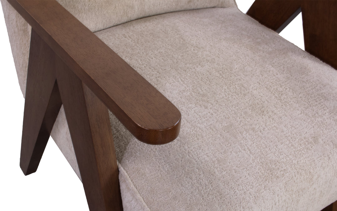 Best Upholstered & Wood Accent Chair