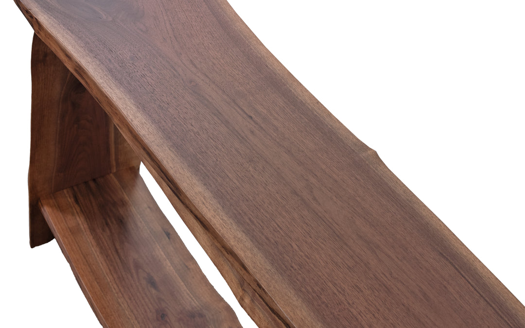 Walnut Live Edge Sofa Table
