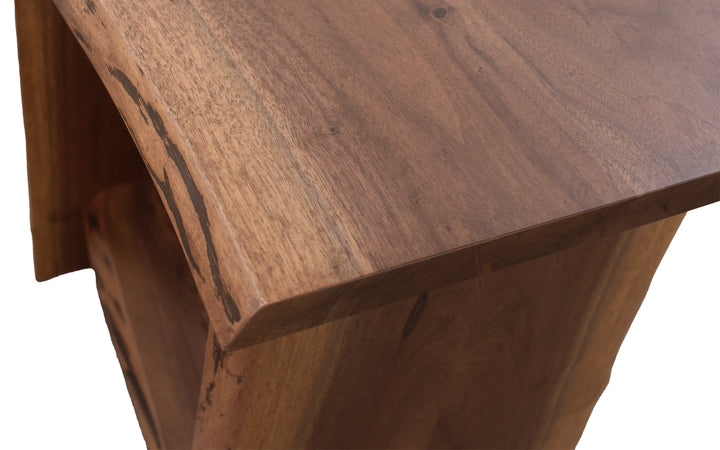 Walnut Live Edge End Table