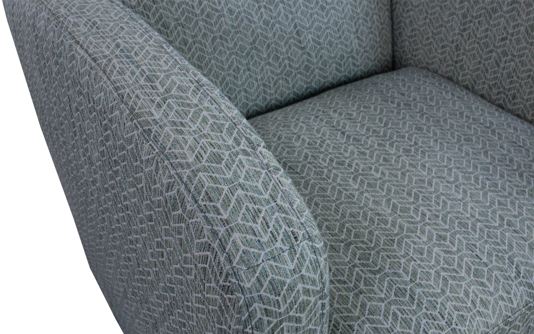 Elran Upholstered Swivel Glider