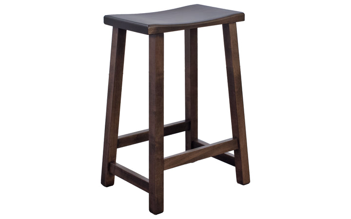Brown Maple Counter Stool