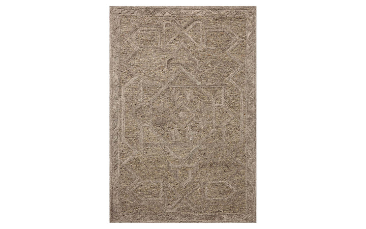 Loloi Mabel Collection Bark & Graphite 7.9 x 9.9 Area Rug
