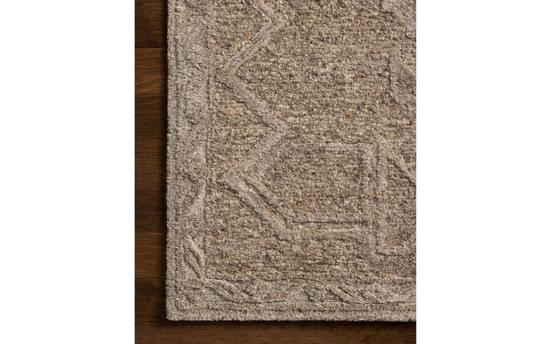 Loloi Mabel Collection Bark & Graphite 7.9 x 9.9 Area Rug