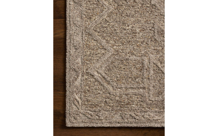 Loloi Mabel Collection Bark & Graphite 7.9 x 9.9 Area Rug