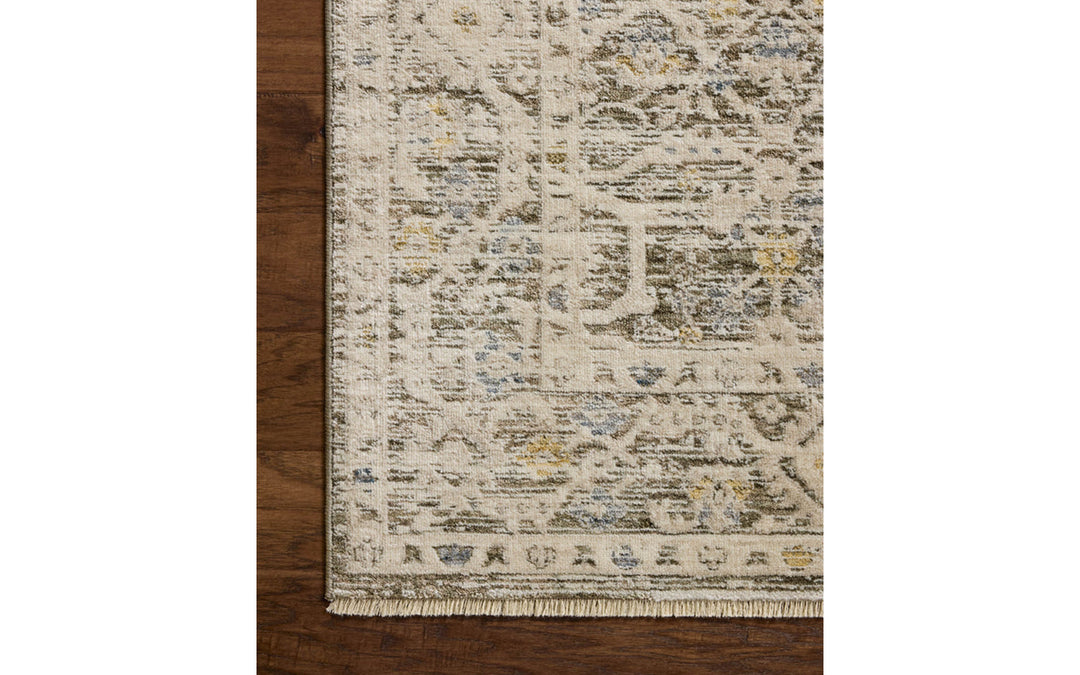 Loloi II Clarisse Collection Olive & Ivory 7.10 x 10.2 Area Rug