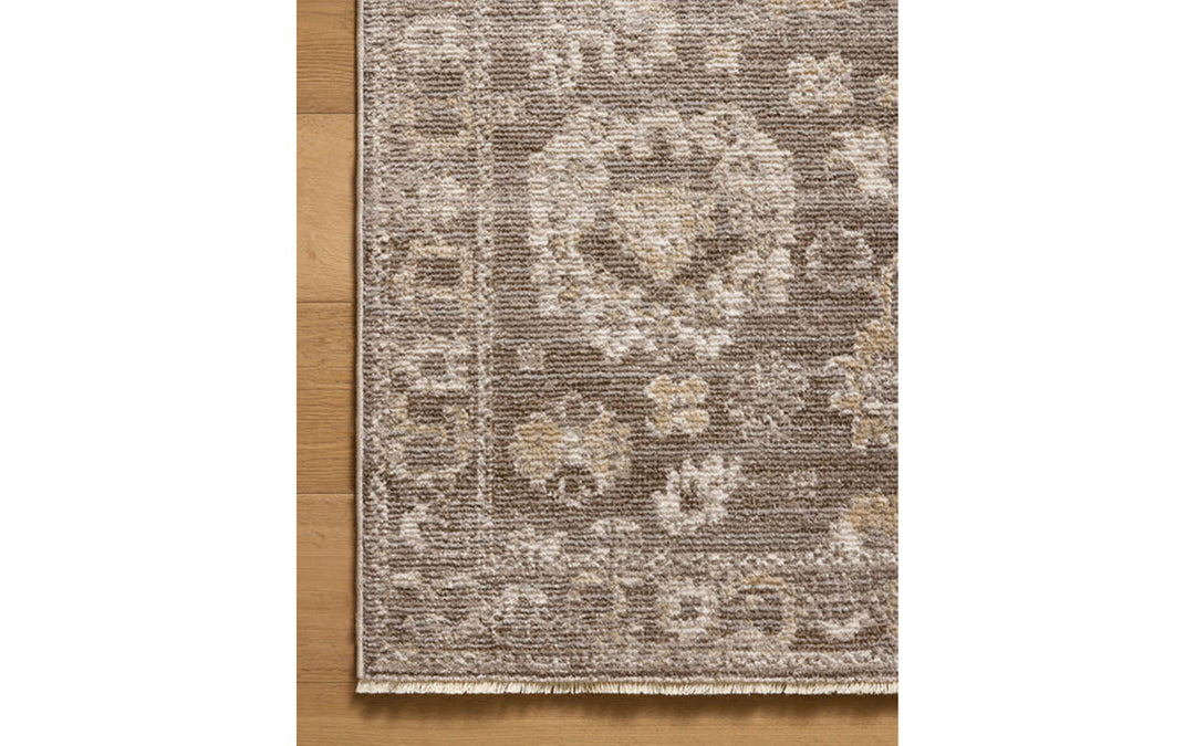 Magnolia Home x Loloi Pace Collection Taupe & Wheat 7.10 x 10 Area Rug