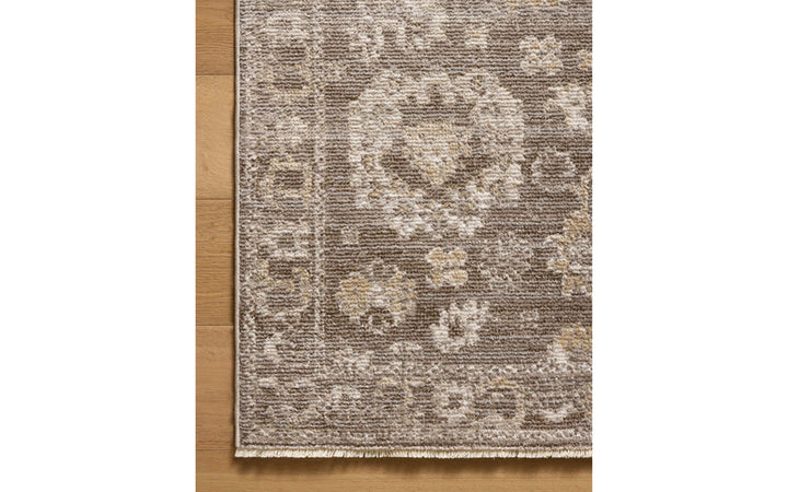 Magnolia Home x Loloi Pace Collection Taupe & Wheat 7.10 x 10 Area Rug