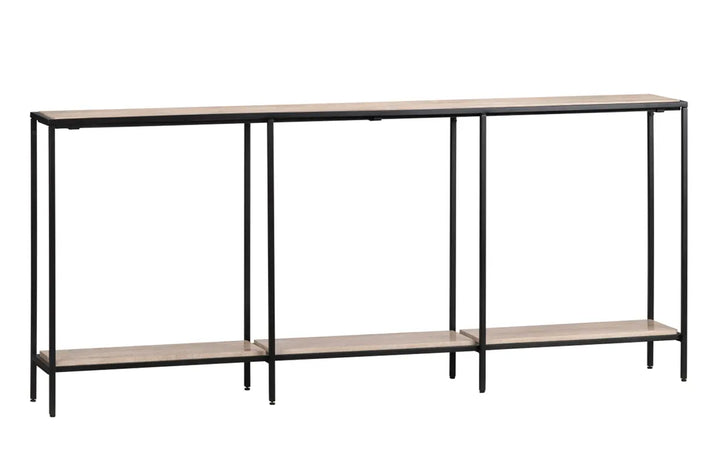 Crosby Travertine Sofa Table