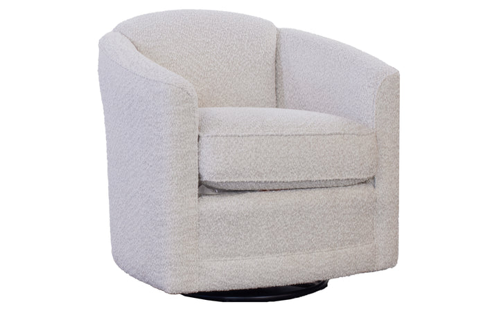 Smith Brothers Upholstered Swivel Glider