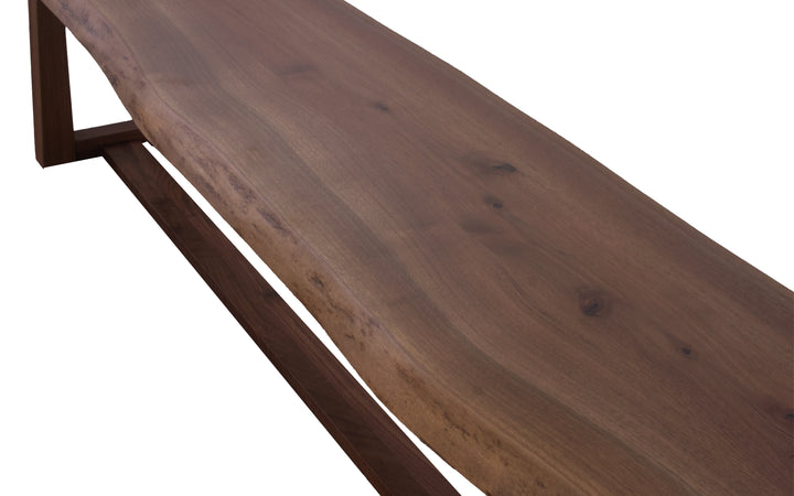 Walnut Live Edge Bench