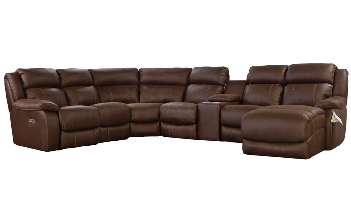 HomeStretch Upholstered Modular Reclining Sectional