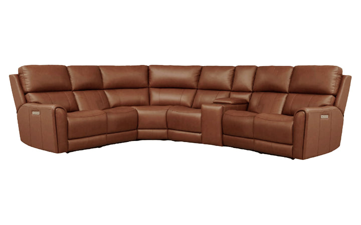 InMotion Leather Power Reclining Sectional