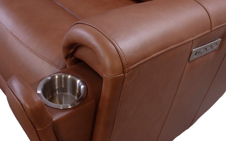 InMotion Leather Power Reclining Sectional