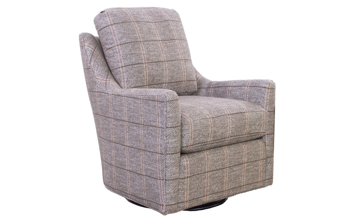 Smith Brothers Upholstered Swivel Glider