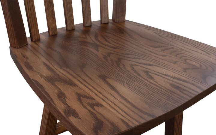Oak Swivel Counter Stool