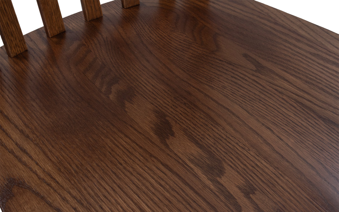 Oak Swivel Counter Stool