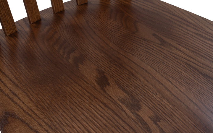 Oak Swivel Counter Stool