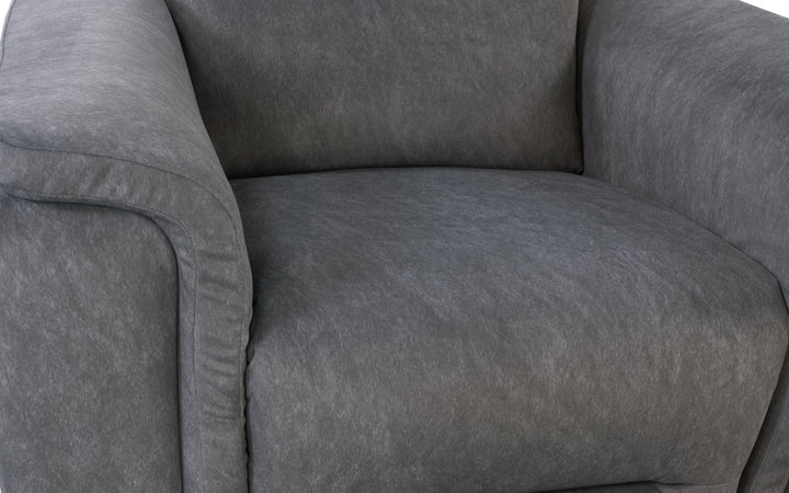 Elran Upholstered Power Reclining Console Loveseat