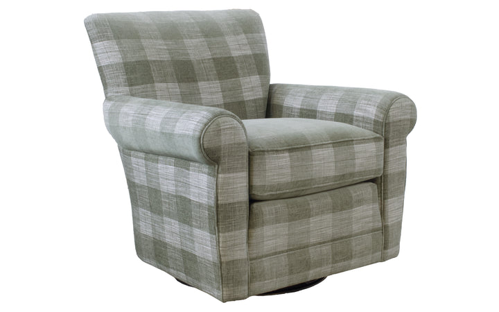 Smith Upholstered Swivel Glider