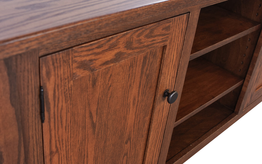 Oak TV Console