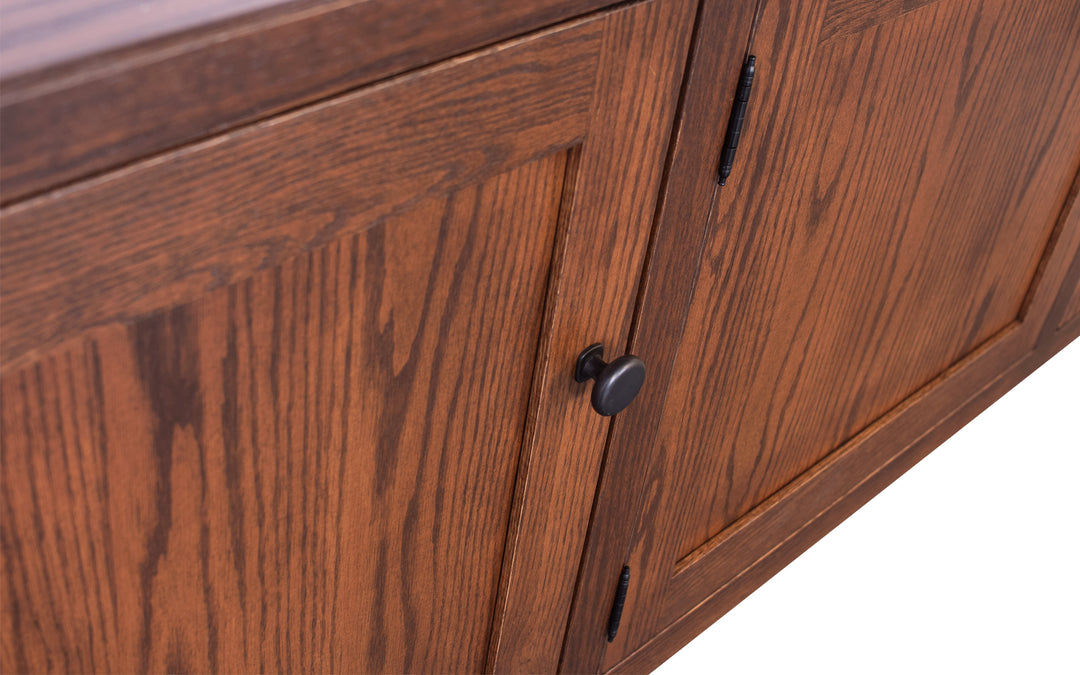 Oak TV Console