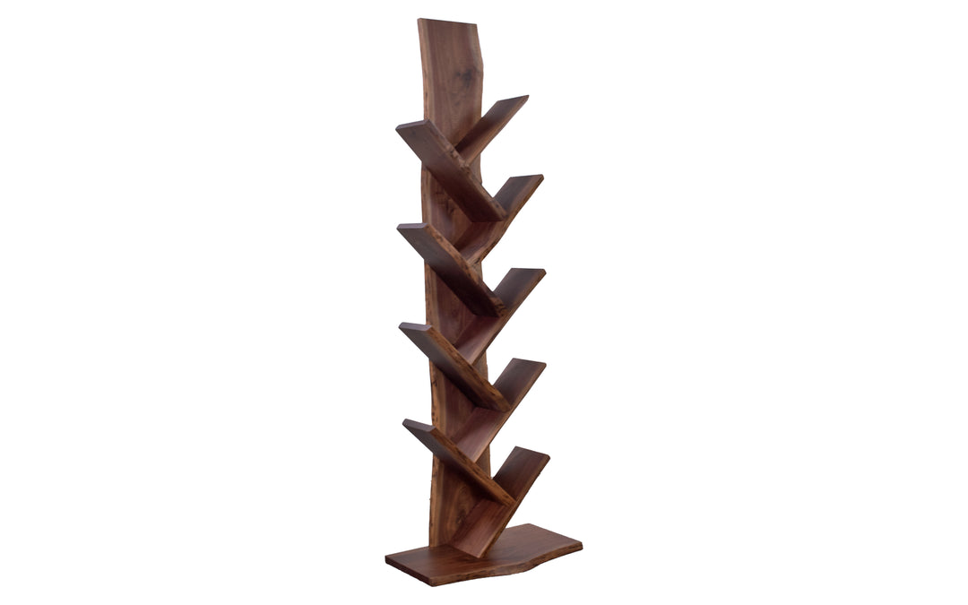 Walnut Live Edge Bookshalef