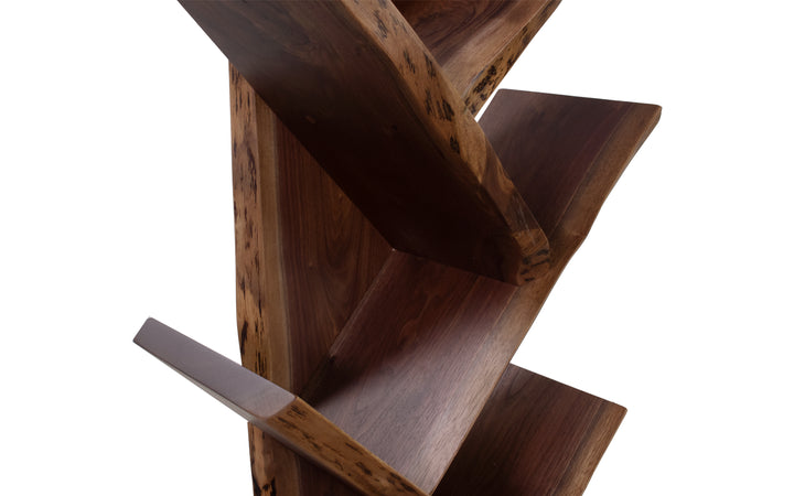 Walnut Live Edge Bookshalef