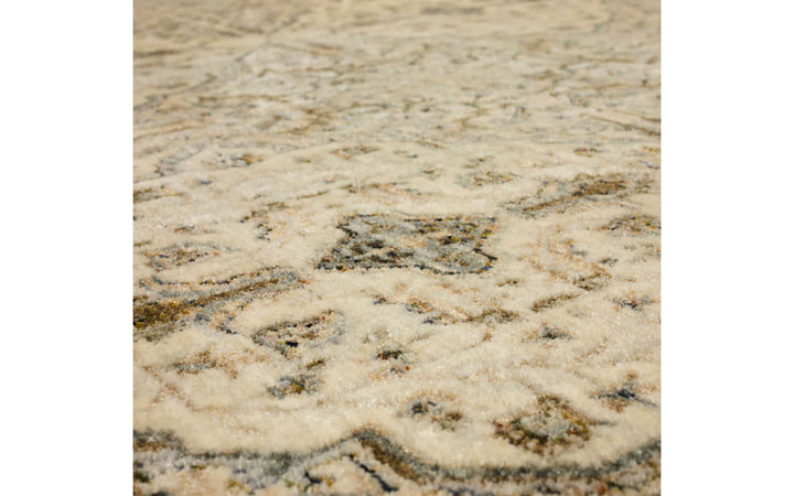 Divina Gloriana Cream by Karastan 2.6 X 7.10 Runner Rug